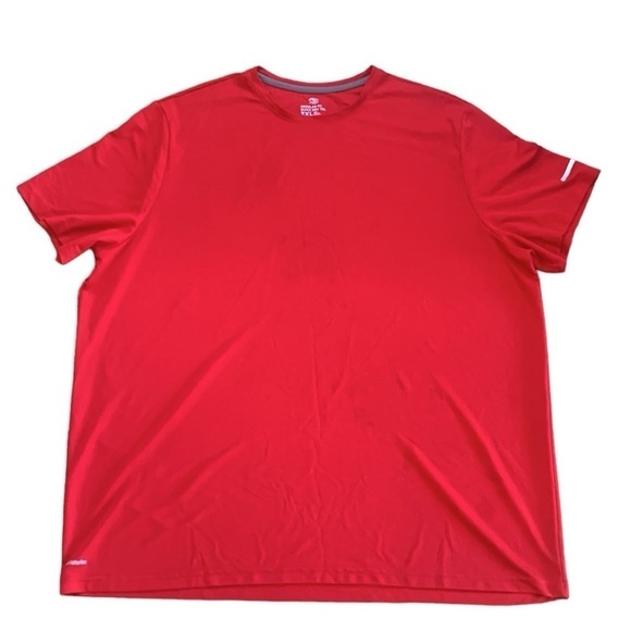Athletic Works Red Athletic Work Out Lightweight Short Sleeve Tee Shirt Size 3XL - Picture 1 of 4